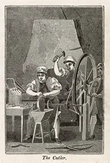Assistants Prints: Industry / Cutlery 1827