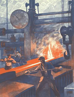 Images Dated 4th April 2019: Industry, iron foundry