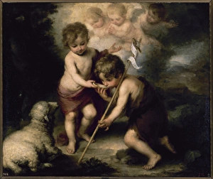 Images Dated 20th September 2016: The Infant Christ and Saint John the Baptist with a