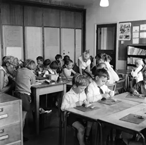 Concentrating Prints: Infants Class / 1973