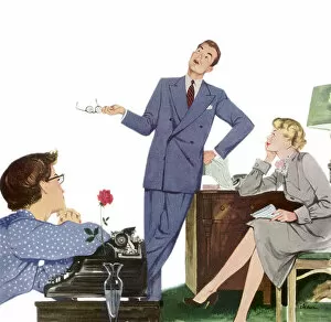 Typewriter Gallery: Infatuated with the Boss Date: 1950