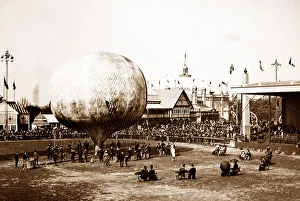 Inflating Prints: Inflating the balloon, Royal Naval Exhibition