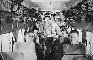 Hospitality Prints: Inflight Scene 1934