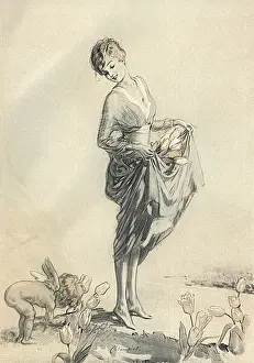 Ladylike Prints: The Ingratiating Little Rogue by Edmund Blampied