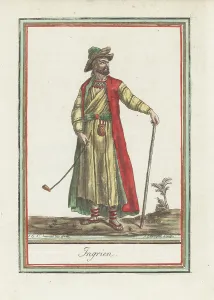 Gaiters Prints: Ingrian man of Saint Petersburg, Russia