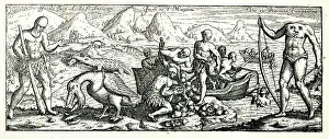Inhabitants Collection: Inhabitants of the Spanish Main, from Gottfried's Reiser
