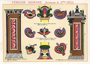 Typography Prints: Initials, design elements and capitals from documents of the Rom