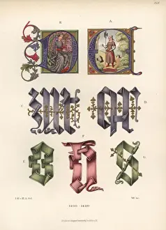 Heidelberg Prints: Initials from illuminated manuscripts of