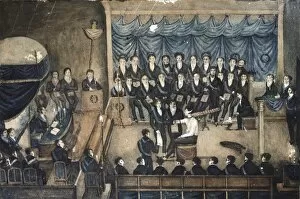 Societies Collection: Initiation of a freemason