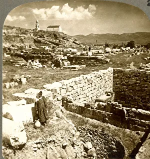 Underwood Prints: Initiation Hall of the Mysteries, Eleusis, Greece