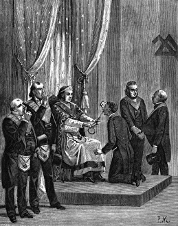 Images Dated 22nd September 2011: Initiation of Provost and Judge