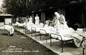 Sunlight Prints: Injured soldiers, WW1, 3rd Southern General Hospital, Oxford