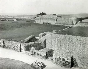 Sarum Collection: Inner Bailey of the Castle, Old Sarum, Wiltshire