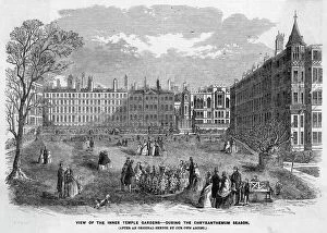 1858 Collection: Inner Temple Gardens