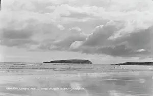 Keel Prints: Innis Galleon Island from Keel Beach