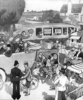 The Innocent Abroad on Derby Day by Illingworth