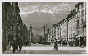 Innsbruck Prints: Innsbruck, Austria - Maria Theresienstrasse