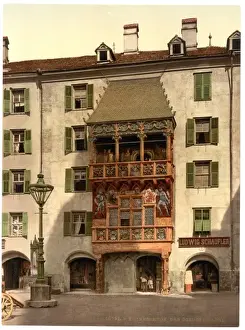 Innsbruck Prints: Innsbruck, the Golden Porch, Tyrol, Austro-Hungary