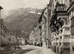 Religious Residence Prints: Innsbruck street scene, Austria
