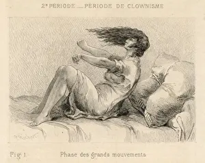 Salpetriere Prints: Insanity / Hysteria / 1881