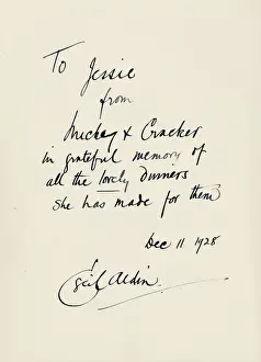 Grateful Prints: Inscription by Cecil Aldin, Dogs of Character