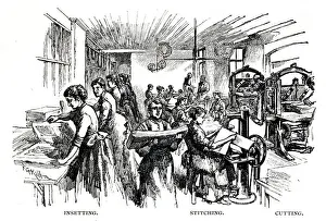 Insetting, Stitching and Cutting, Black & White magazine