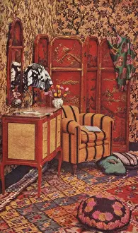 Bedrooms Prints: Inside a colourful girls bedroom
