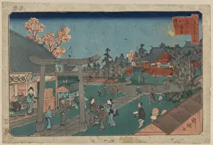 Inside Fukagawa Hachiman Shrine