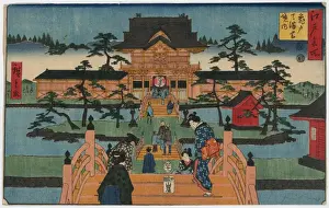 Kameido Prints: Inside Kameido Tenmangu shrine