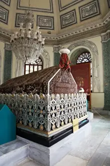 Sufi Prints: Inside of the Osman Gazi Tomb in Bursa, Turkey