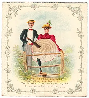 Inside a pop-up Christmas card