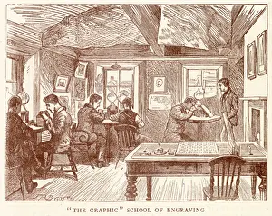 Pictorial Prints: Inside the school room for artist that are turning the artwork into engravings using