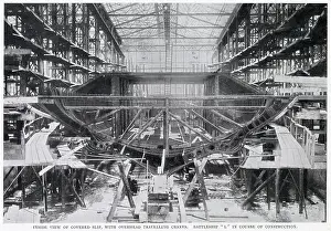 Overhead Prints: An inside view of a covered slip