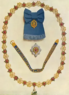 Chivalry Prints: Insignia of the most noble Order of the Garter
