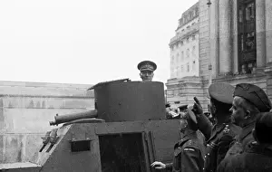 Inspection of Home Guard, County Hall, London, WW2