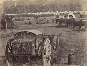 Inspection of troops at Cumberlanding, Pamunkey, Virginia
