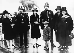 Brothers Prints: Inspector Alice B Clayden outside Buckingham Palace