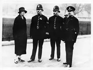 Brothers Prints: Inspector Alice B Clayden outside Buckingham Palace