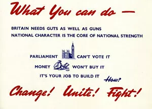 Change Collection: Inspirational message, What you can do, WW2