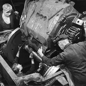 Positioning Prints: Installing an engine for a diesel locomotive