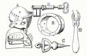 Images Dated 31st March 2020: Instruments of Torture used in Venice Prison