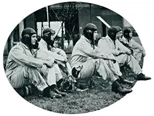 Interceptor Prints: Interceptor aircraft pilots waiting to go up 1939