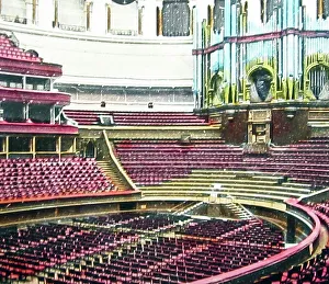 Interior of the Albert Hall, London