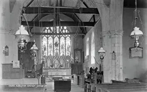 Beams Prints: Interior of Alfriston Church