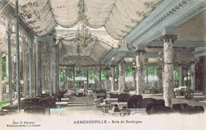 Bois Collection: Interior of the Armenonville, Bois de Boulogne