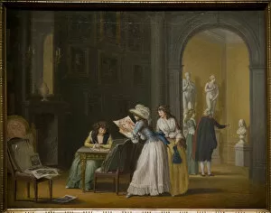 Interior from an Art Collection by Pehr Hillestrom the
