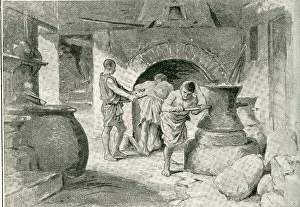 Bakery Prints: Interior of Bakery, Pompeii, Italy