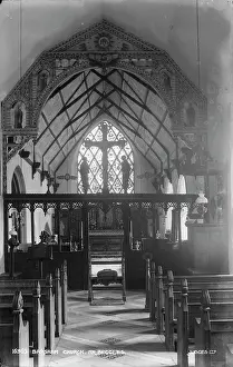 Spirituality Prints: Interior of Barsham Church