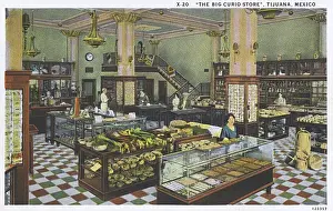 Assistant Prints: Interior of The Big Curio Store, Tijuana, Mexico