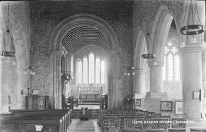 Beams Prints: Interior of Bosham Church